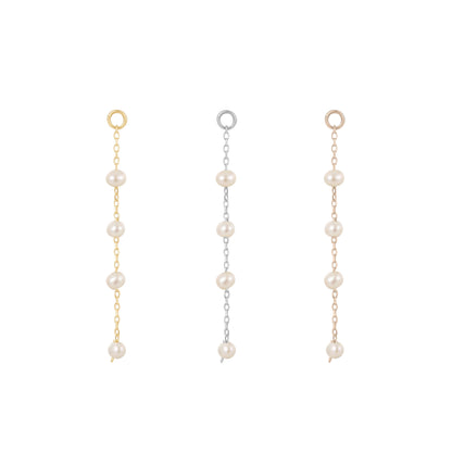 4 Bead Charm with Pearl