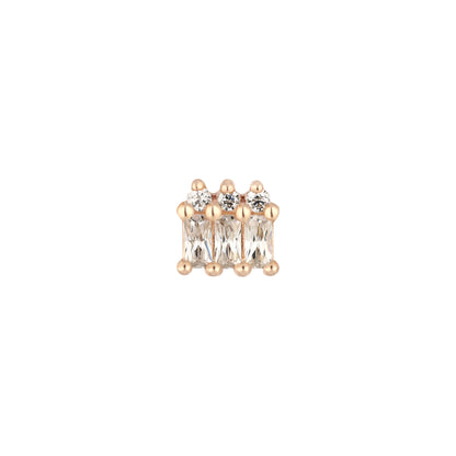 Excess Threadless End with CZ