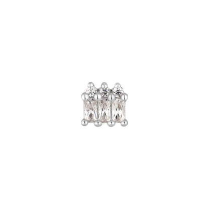 Excess Threadless End with CZ