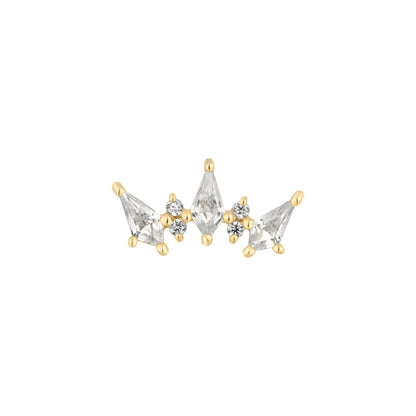Scandalous Threadless End with CZ