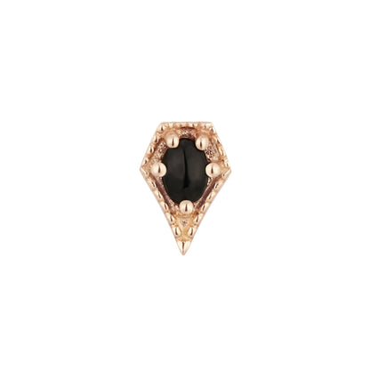 Cadence Threadless End with Black Spinel