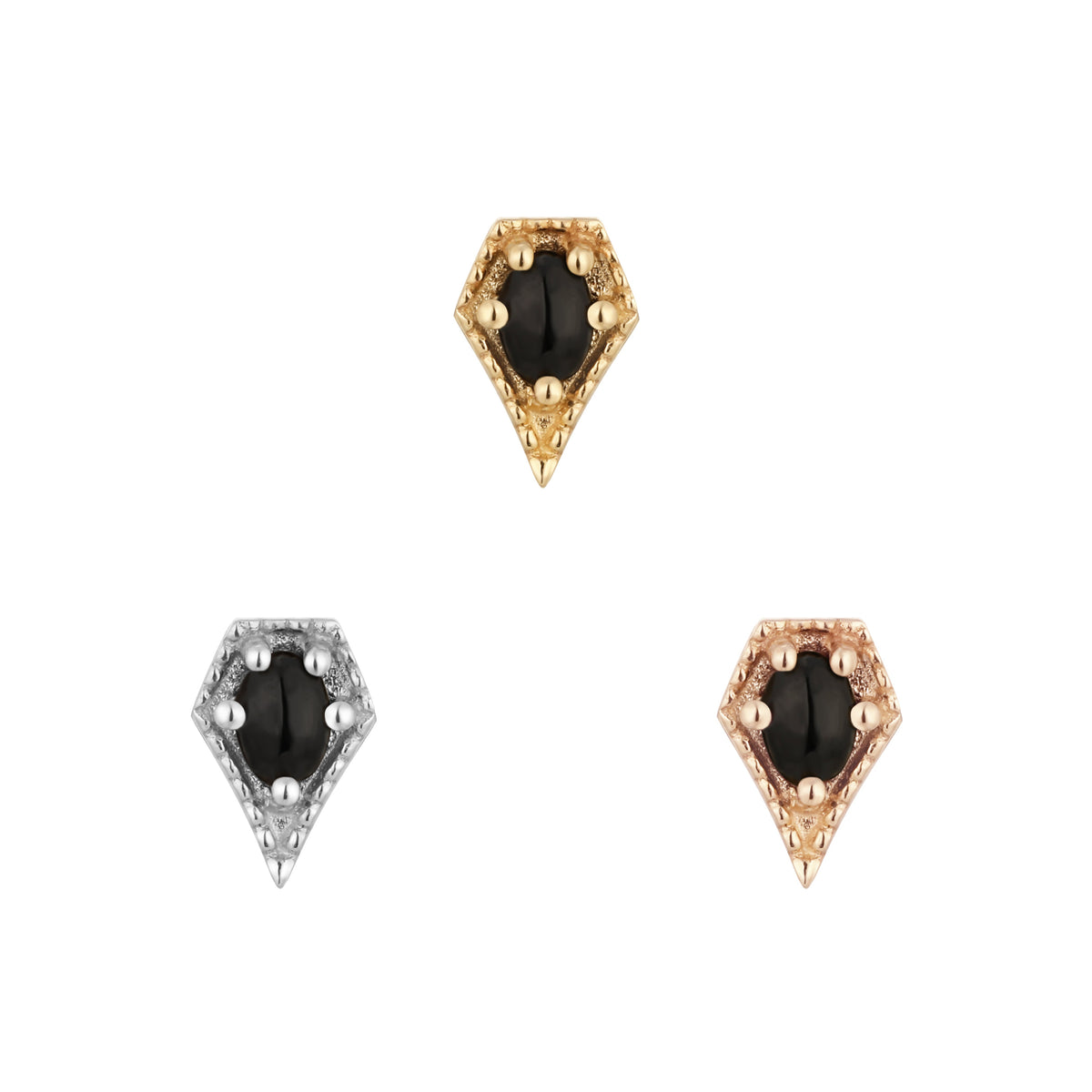 Cadence Threadless End with Black Spinel