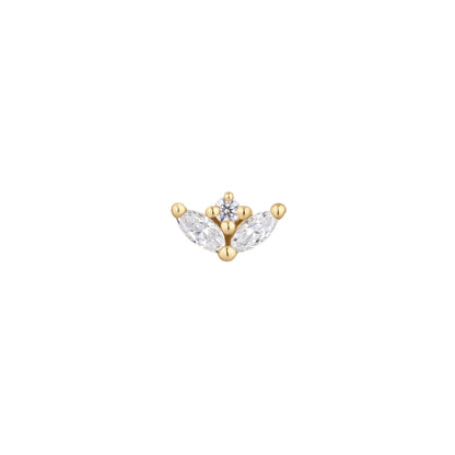Pur Threadless End with CZ
