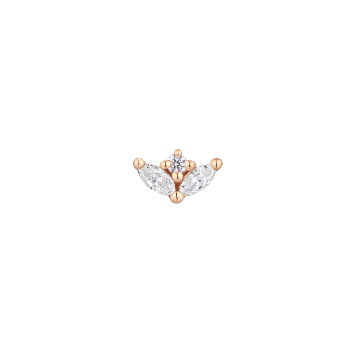 Pur Threadless End with CZ