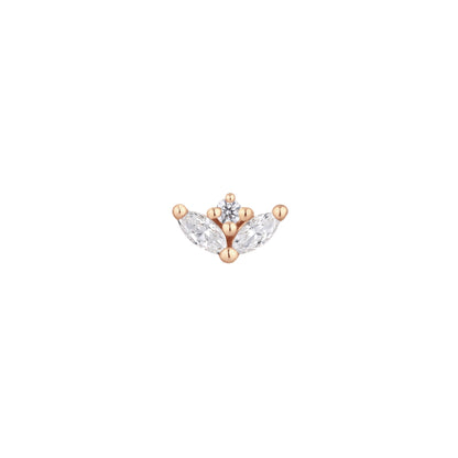 Pur Threadless End with CZ