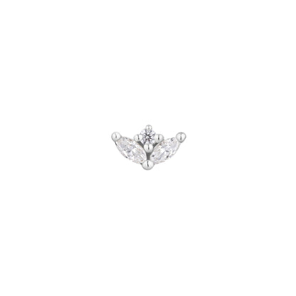 Pur Threadless End with CZ