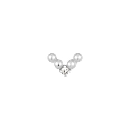 Voodoo Threadless End with CZ