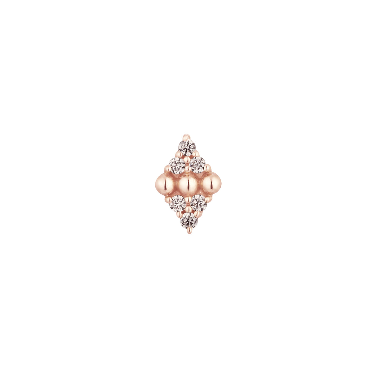 Lustre Threadless End with CZ