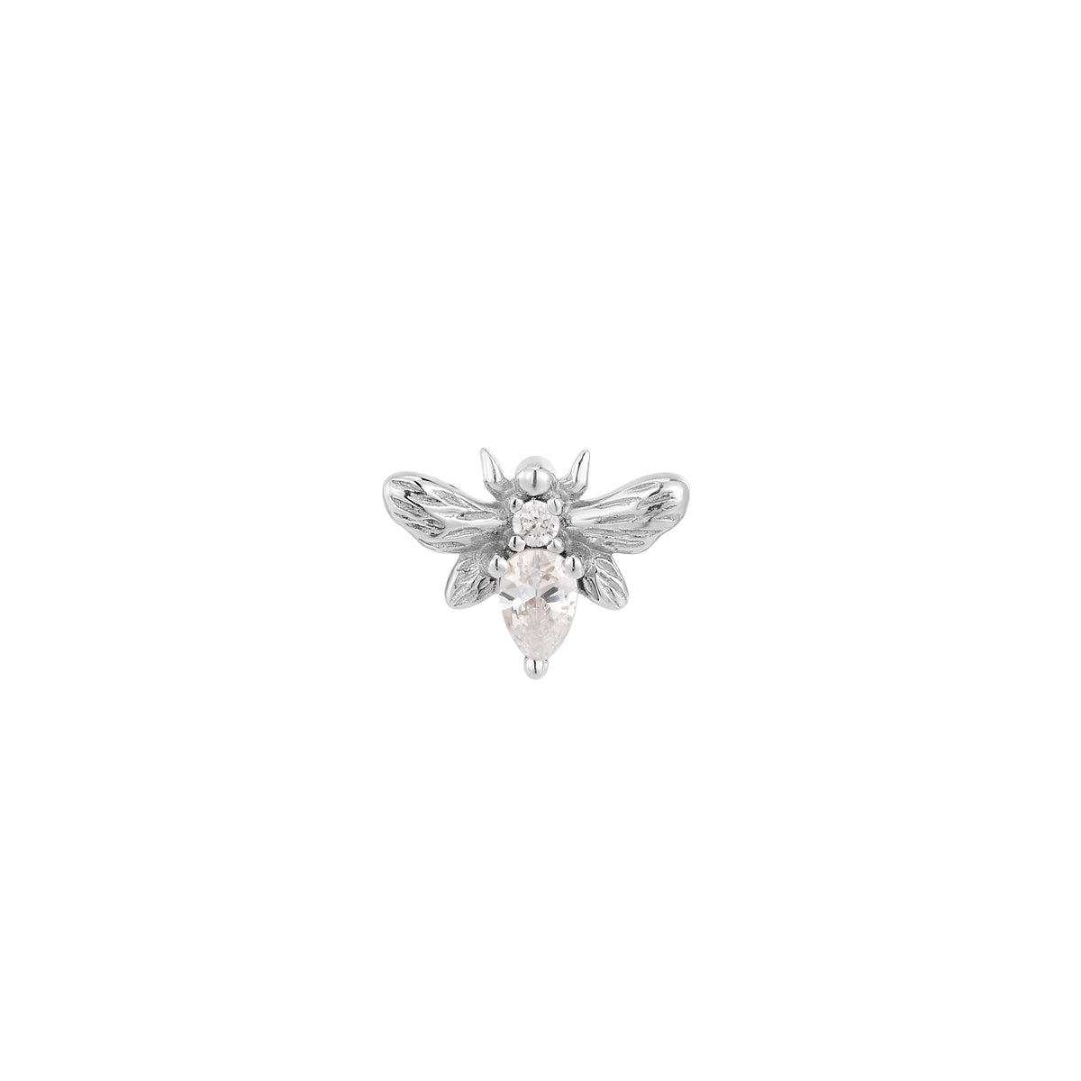 Bee Chic Threadless End with CZ