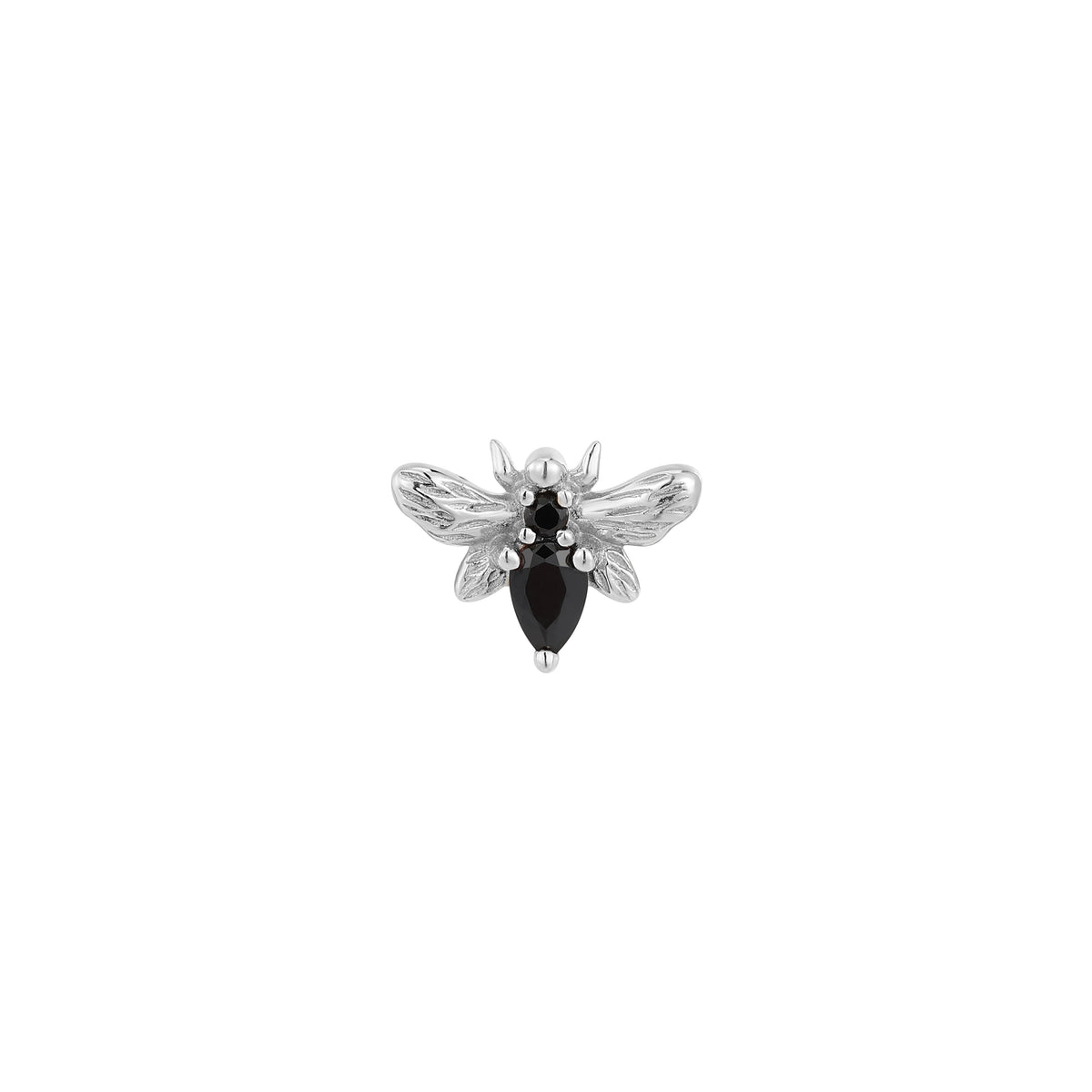 Bee Chic Threadless End with Black Spinel