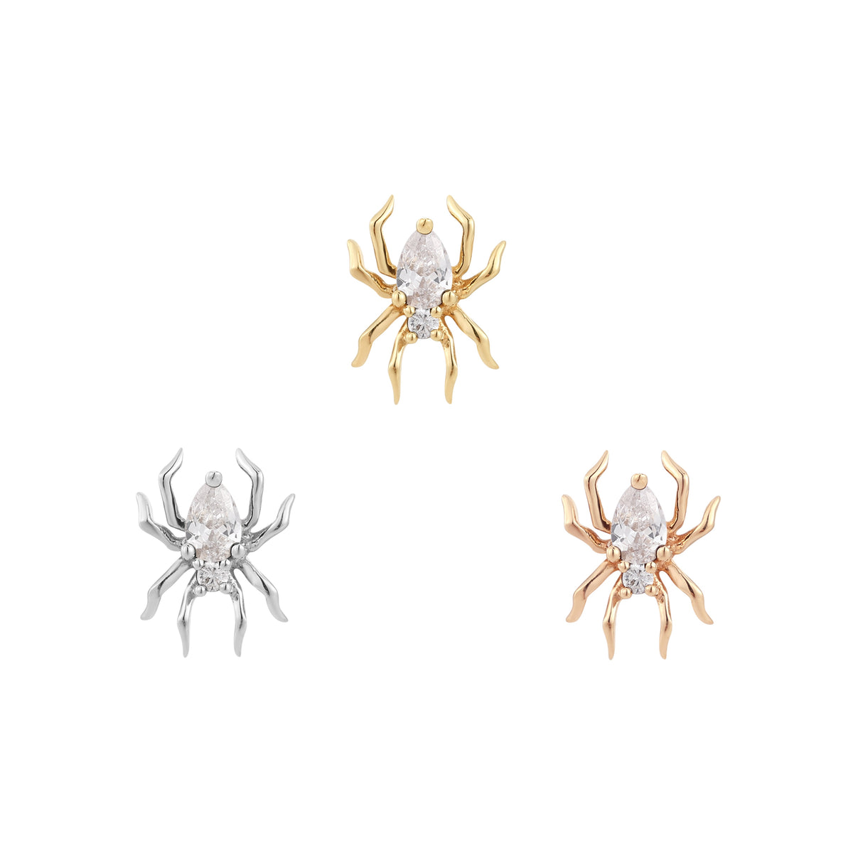 Arachne Threadless End with CZ