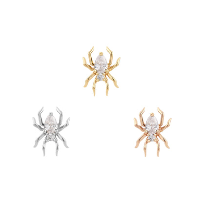 Arachne Threadless End with CZ