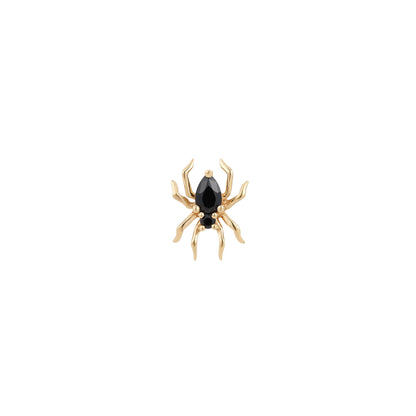 Arachne Threadless End with Black Spinel