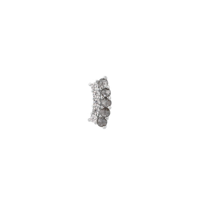 Whisper + Shout Threadless End with Reverse Set Grey Diamond