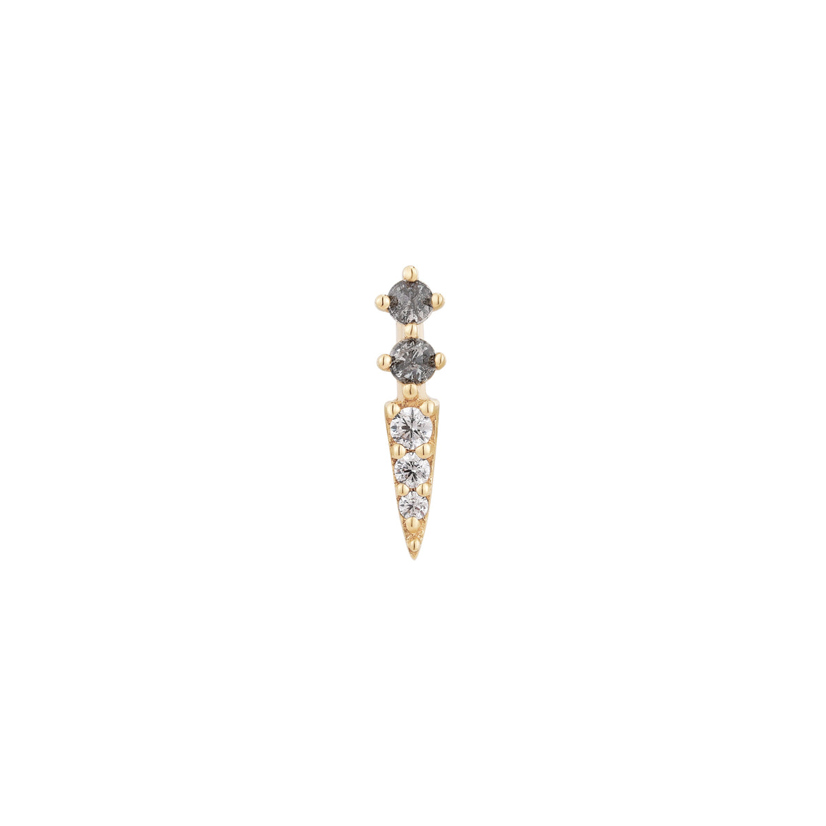 Activated Threadless End with Grey Diamond