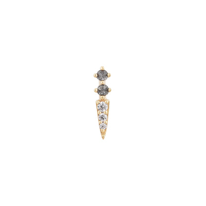 Activated Threadless End with Grey Diamond