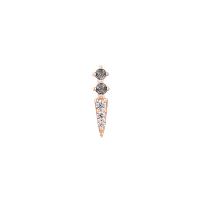 Activated Threadless End with Grey Diamond