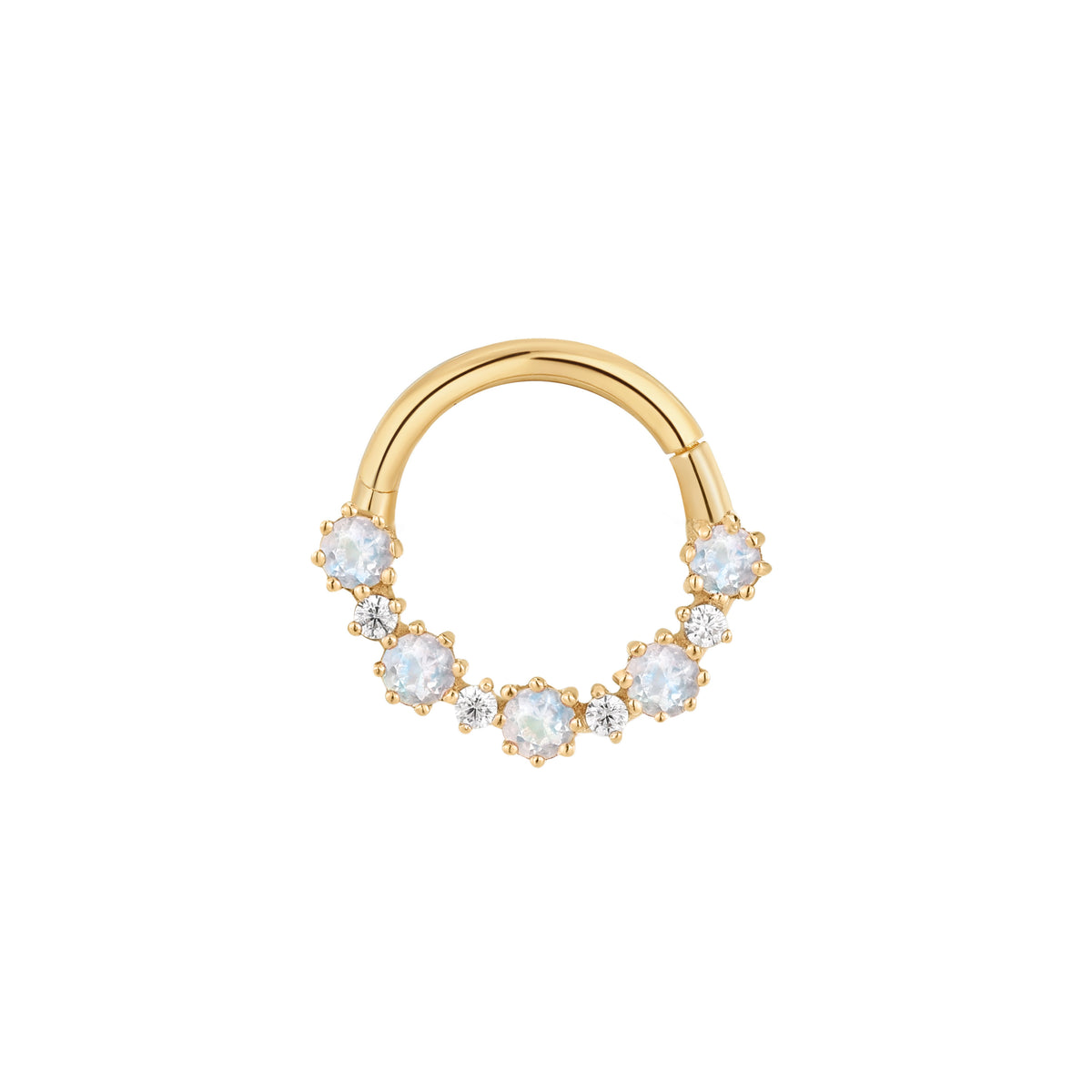 Ariana Clicker with Rainbow Moonstone