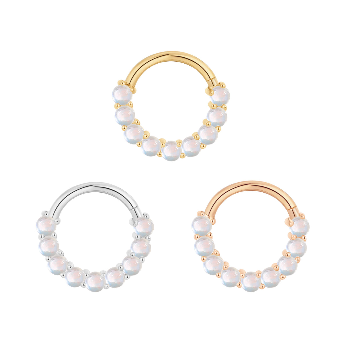 Revel Clicker with Rainbow Moonstone