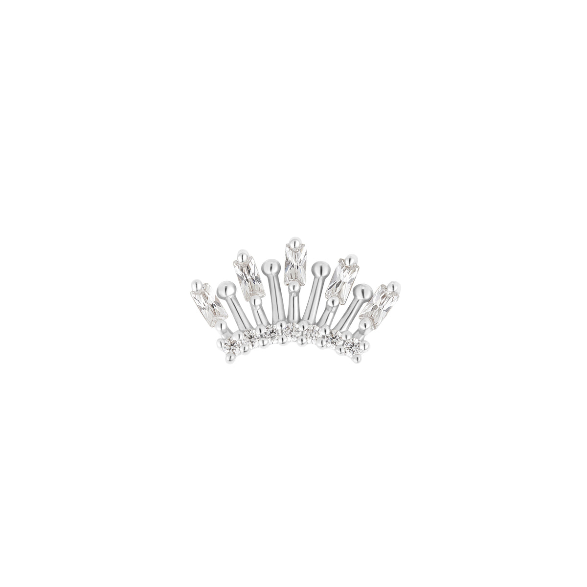 Holiday Threadless End with CZ