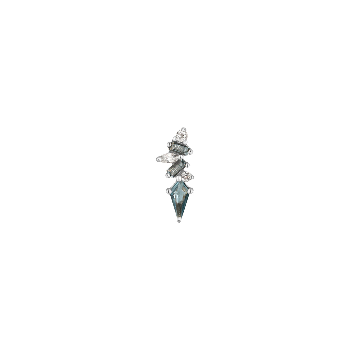Mixt Threadless End with London Blue Topaz