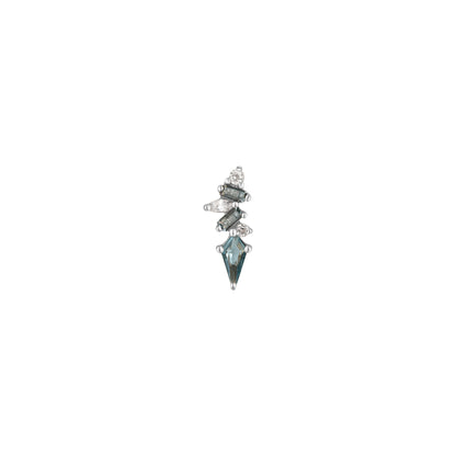 Mixt Threadless End with London Blue Topaz