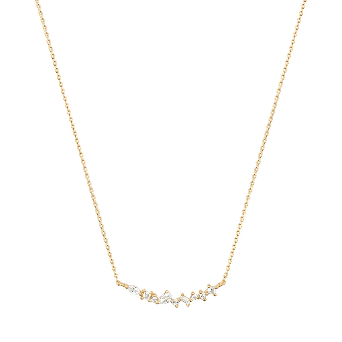 RION x Buddha Jewelry Emrys Necklace with White Topaz