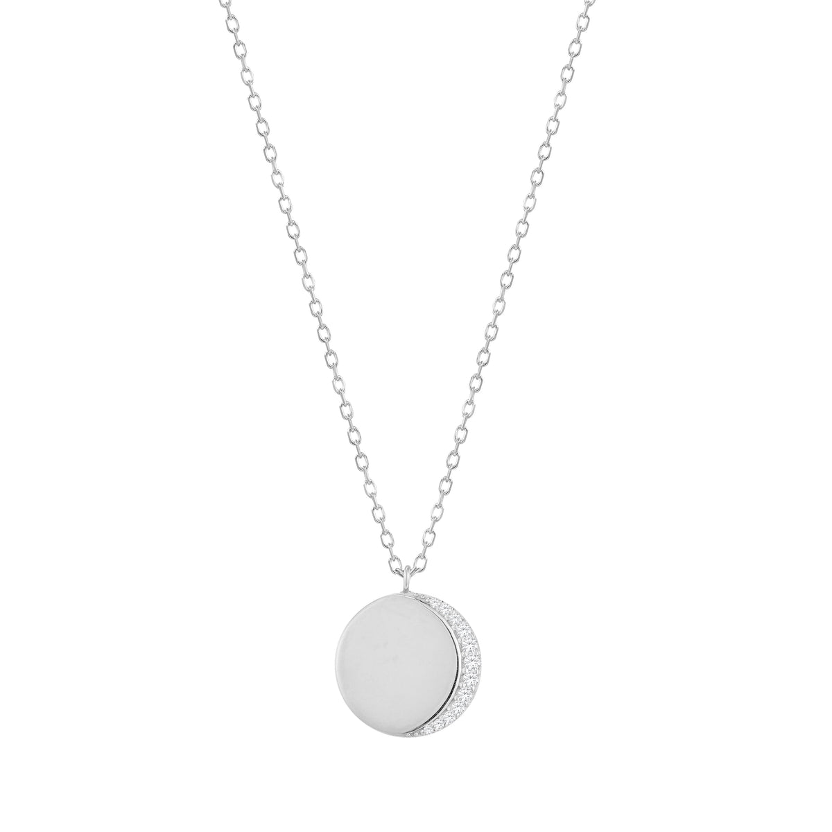 RION x Buddha Jewelry Luna Necklace with Diamond