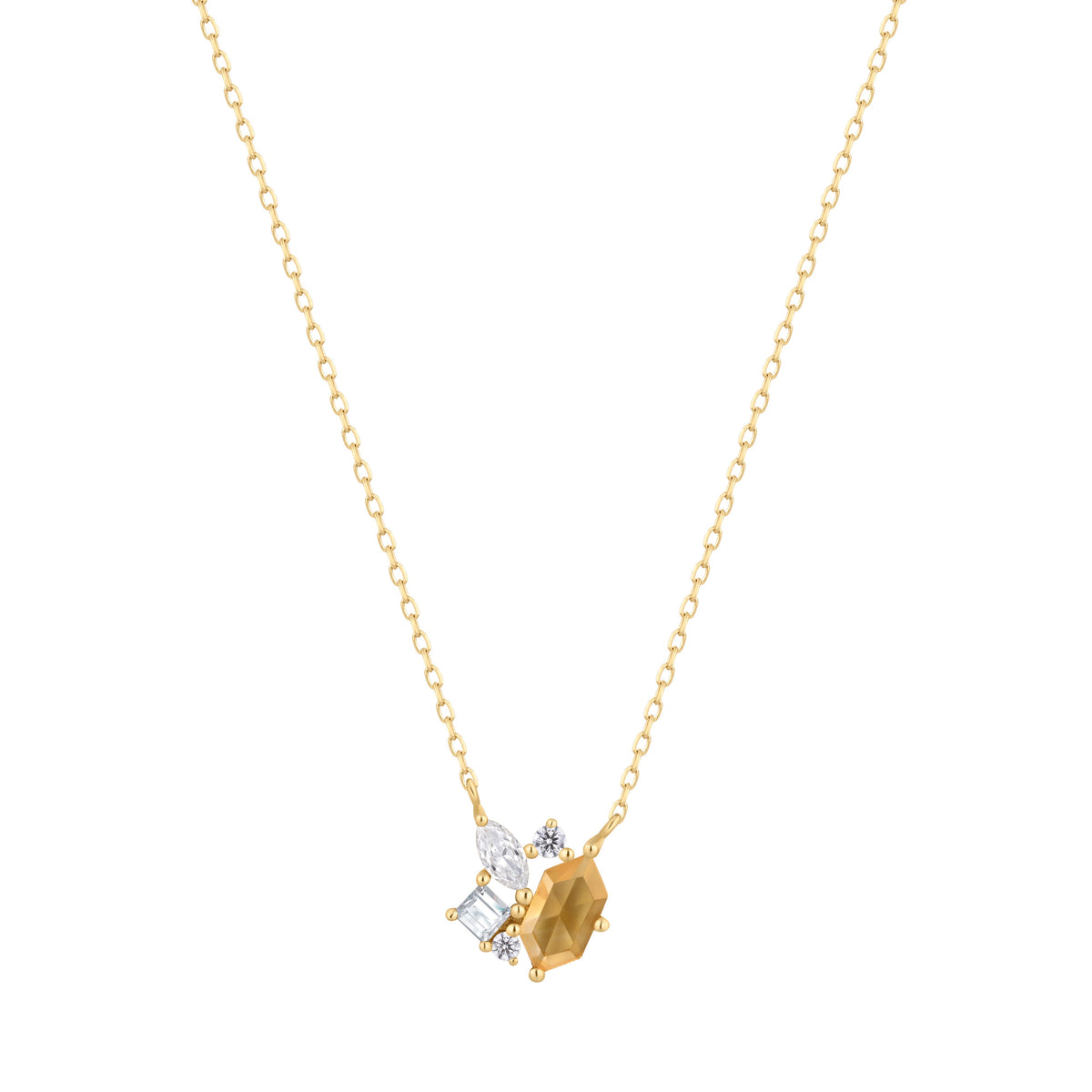 RION x Buddha Jewelry Guerdon Necklace with Rutilated Quartz