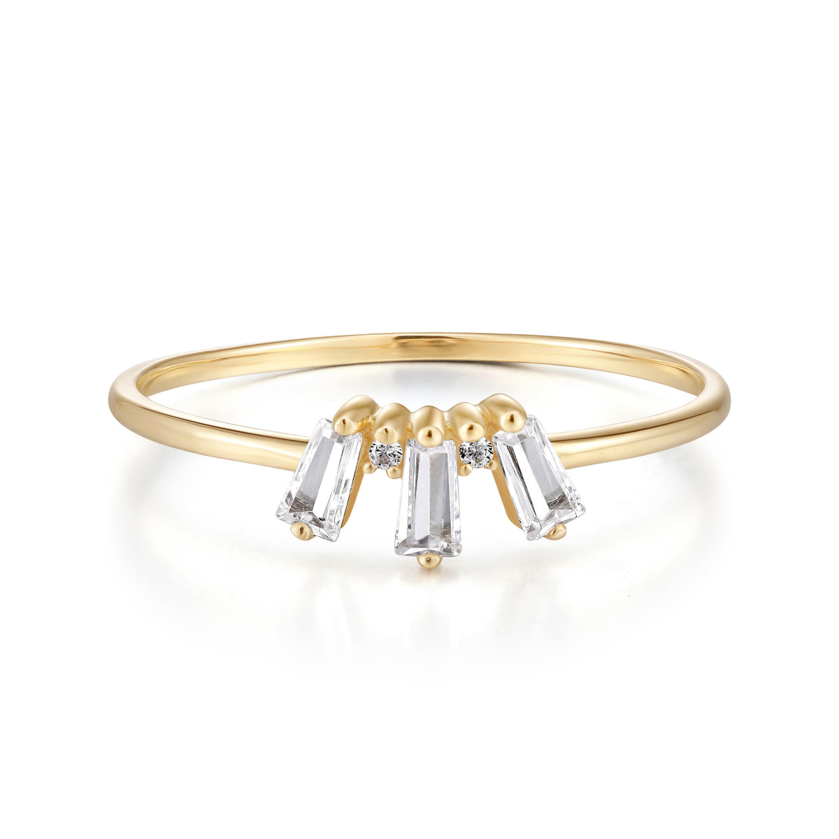 RION x Buddha Jewelry Crown Jewels Finger Ring with Diamond
