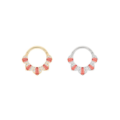 Gilty Pleasure Clicker with Garnet + Diamond