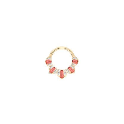 Gilty Pleasure Clicker with Garnet + Diamond