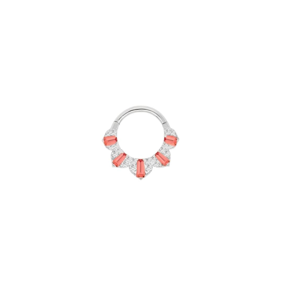 Gilty Pleasure Clicker with Garnet + Diamond