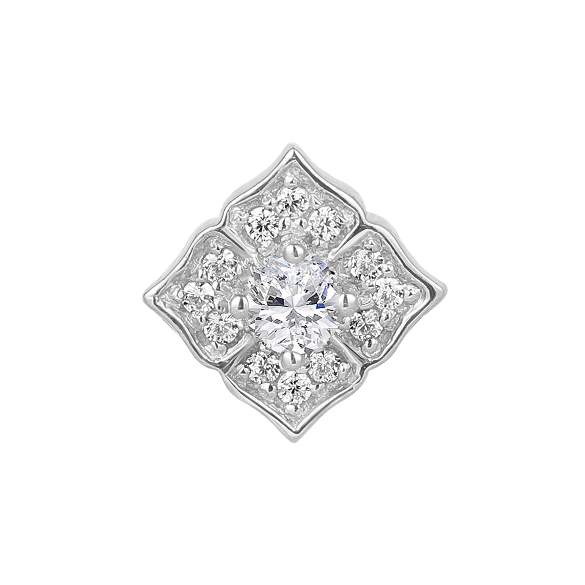 Grace Threadless End with CZ