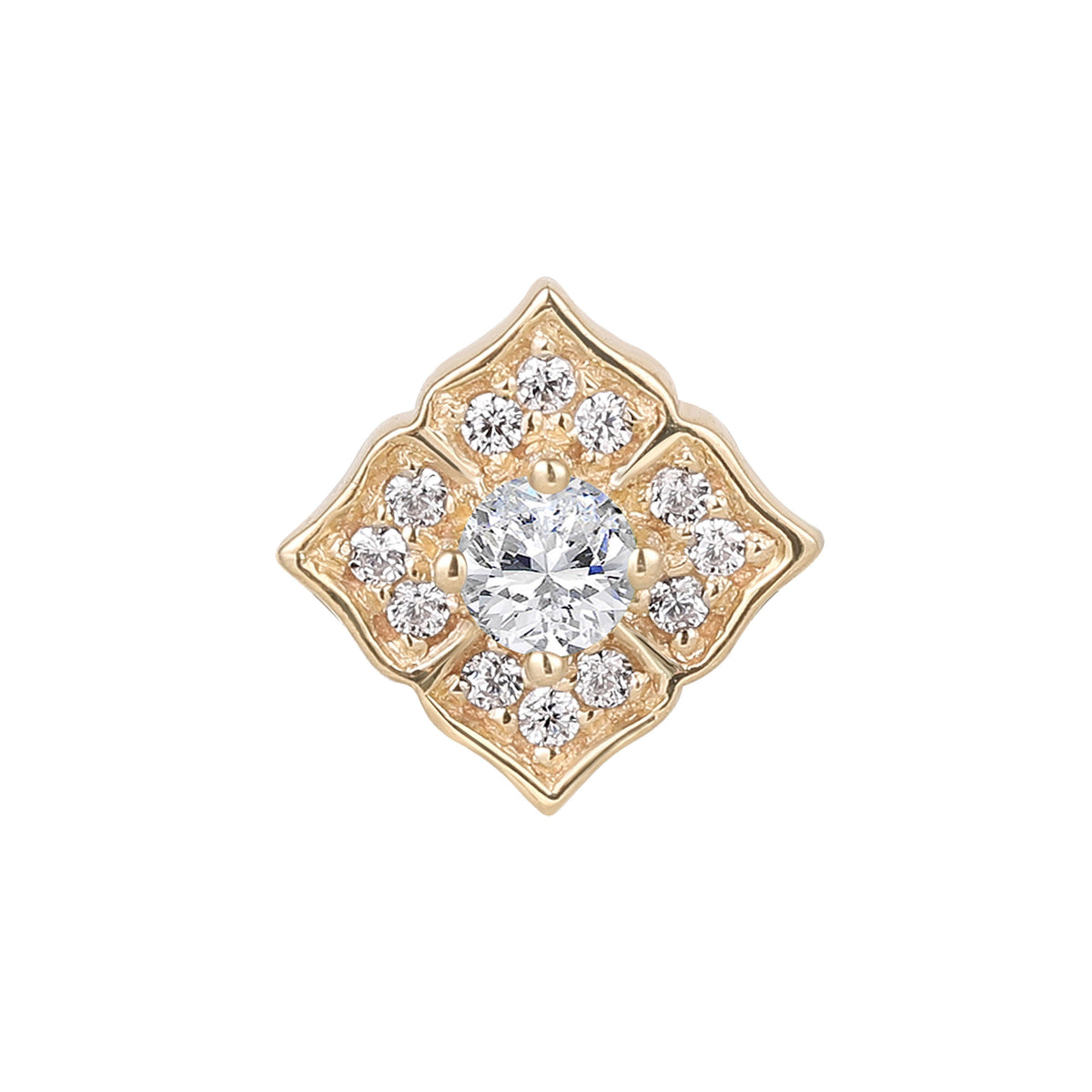 Grace Threadless End with CZ