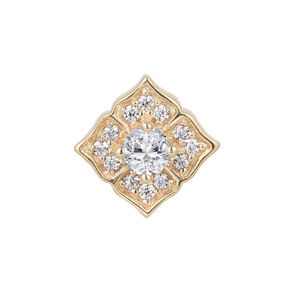 Grace Threadless End with CZ