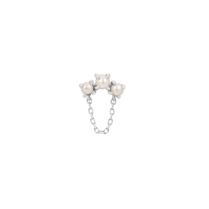 Halston Threadless End with Pearl