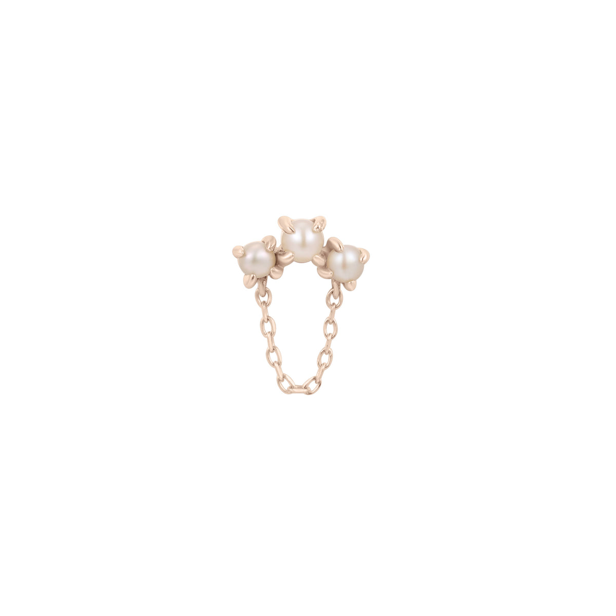 Halston Threadless End with Pearl