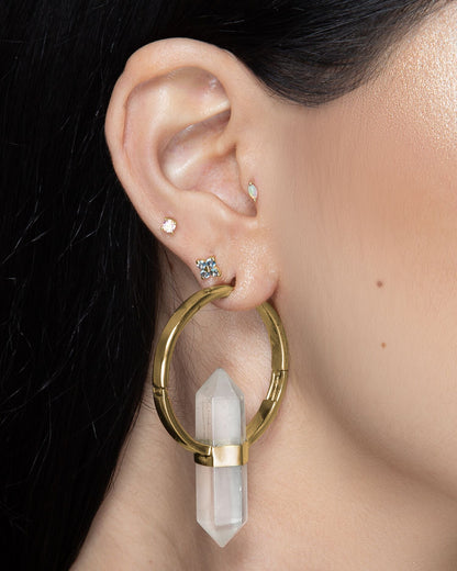 Zuri Threadless End with Opal