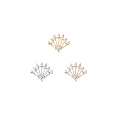 Riviera Threadless End with CZ