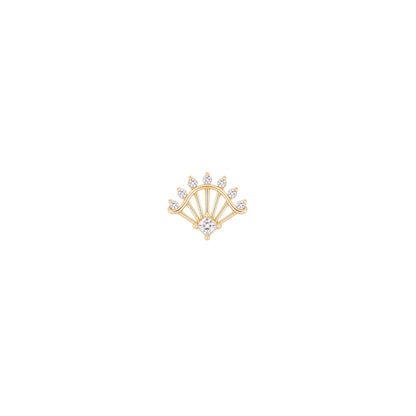 Riviera Threadless End with CZ
