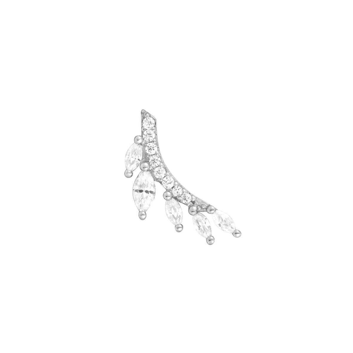 Jardin Threadless End with CZ