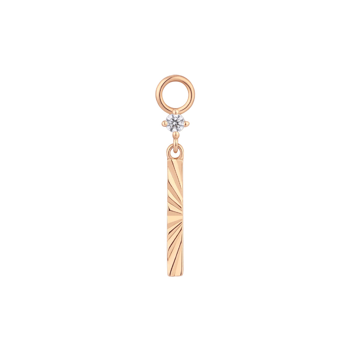 Labyrinth Charm with CZ