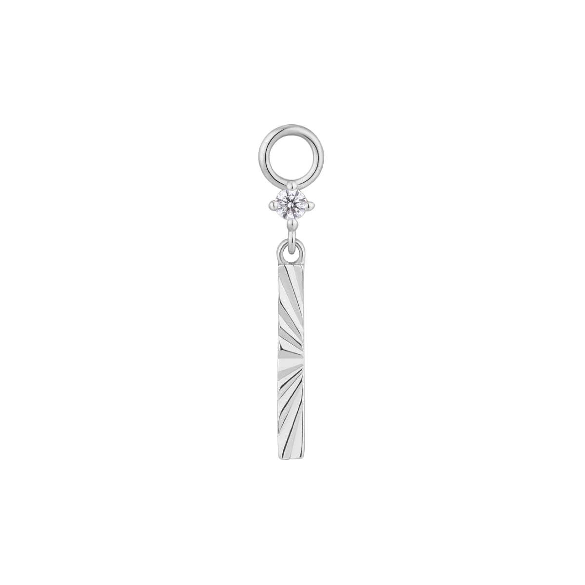 Labyrinth Charm with CZ