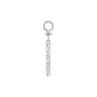 Labyrinth Charm with CZ