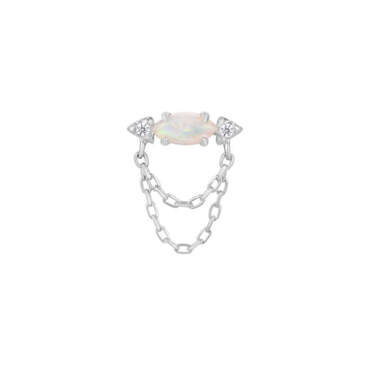 Limitless Threadless End with Opal
