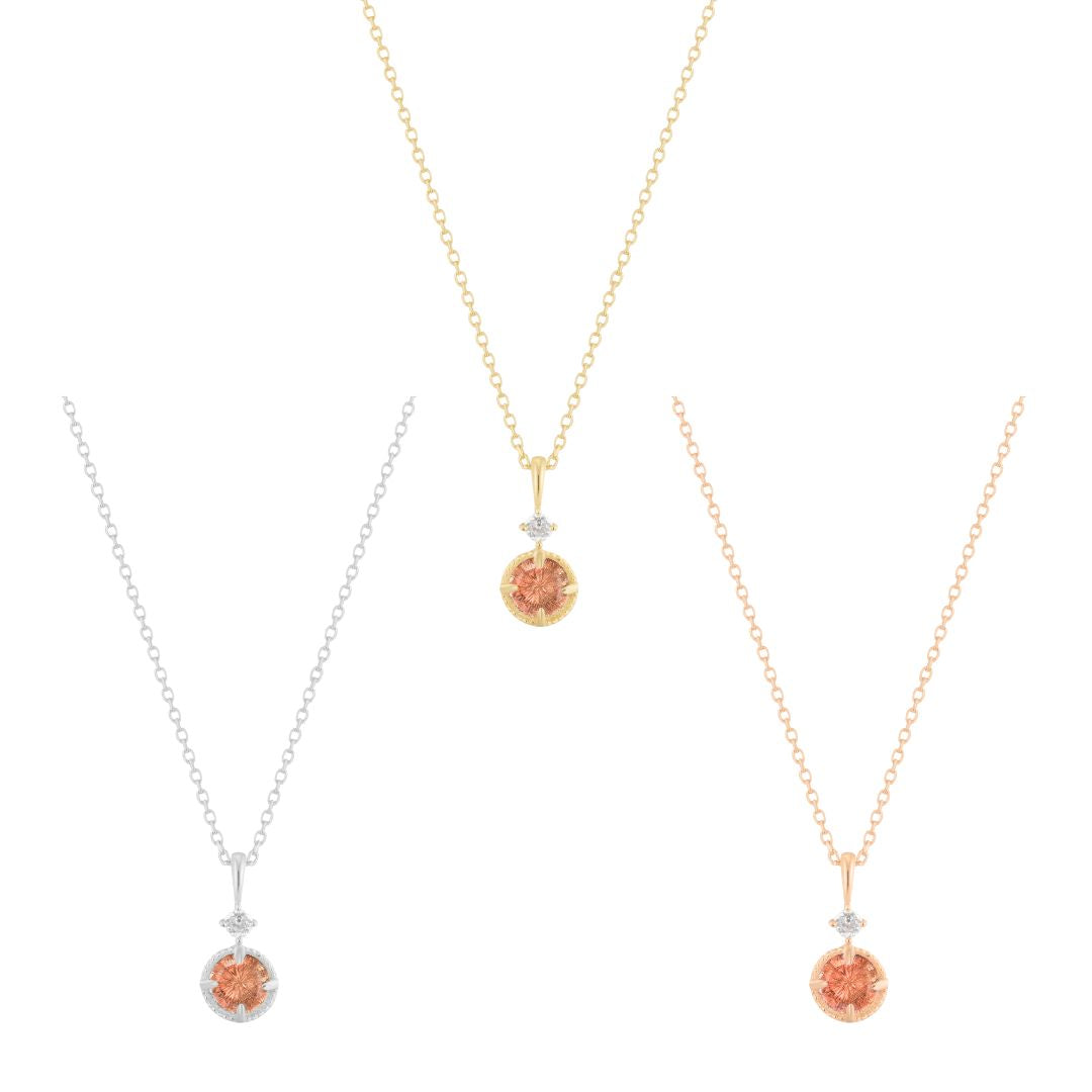 RION x Buddha Jewelry Manifest Necklace with Oregon Sunstone