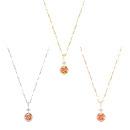 RION x Buddha Jewelry Manifest Necklace with Oregon Sunstone