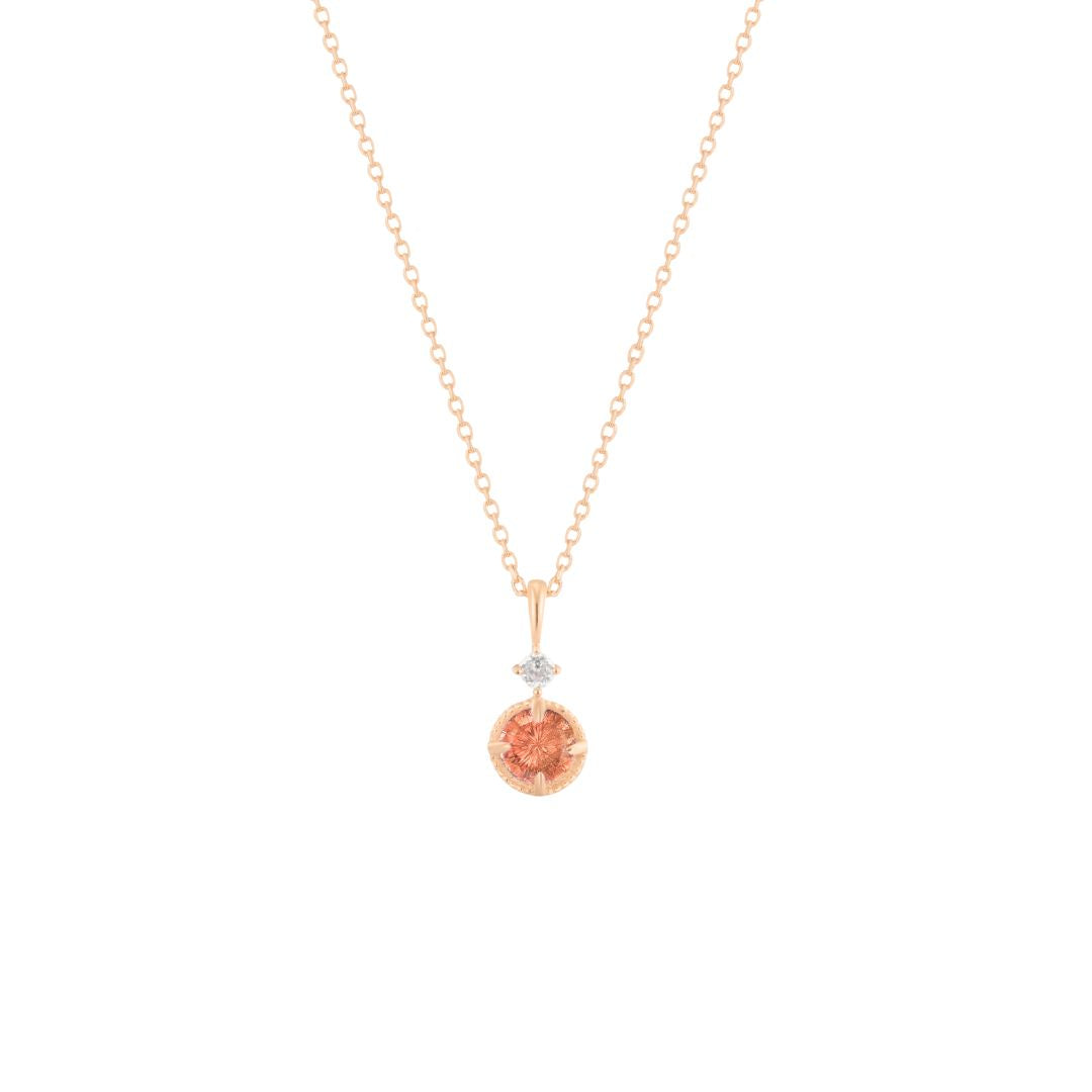 RION x Buddha Jewelry Manifest Necklace with Oregon Sunstone