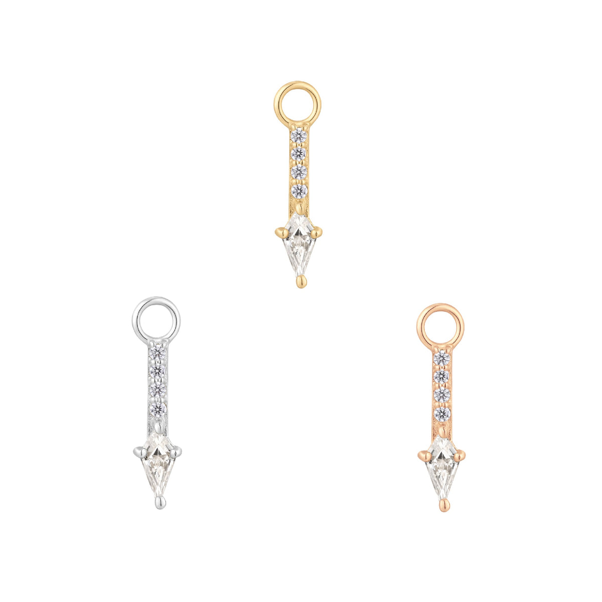 Mercer Charm with CZ